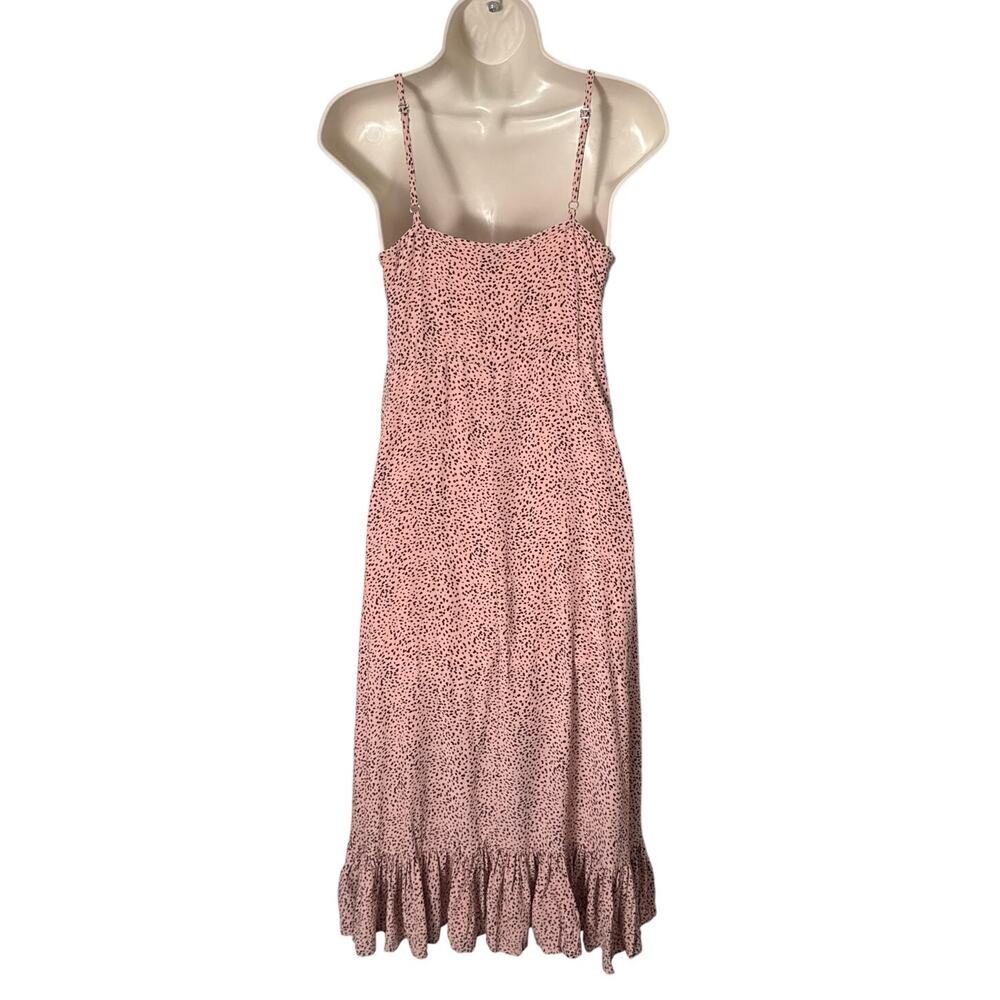 NWT Rails Frida Midi Dress in Rose Pink Spotted Boho Feminine Size S - Picture 5 of 13